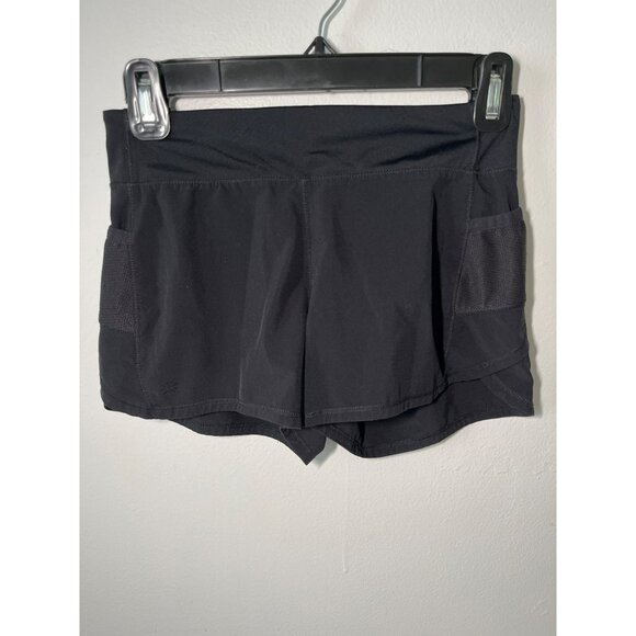 Athleta Girl Record Breaker 3” short Black S/7 - Picture 2 of 7